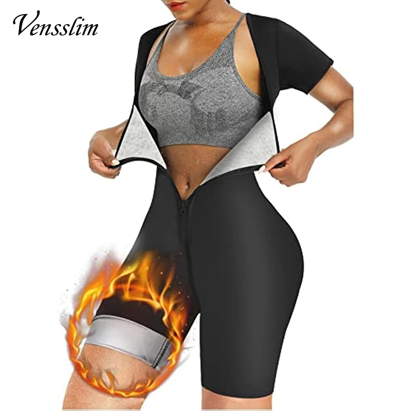 Shapewear Bodysuit Firm - Vensslim Full Body Shaper Sauna Sweat