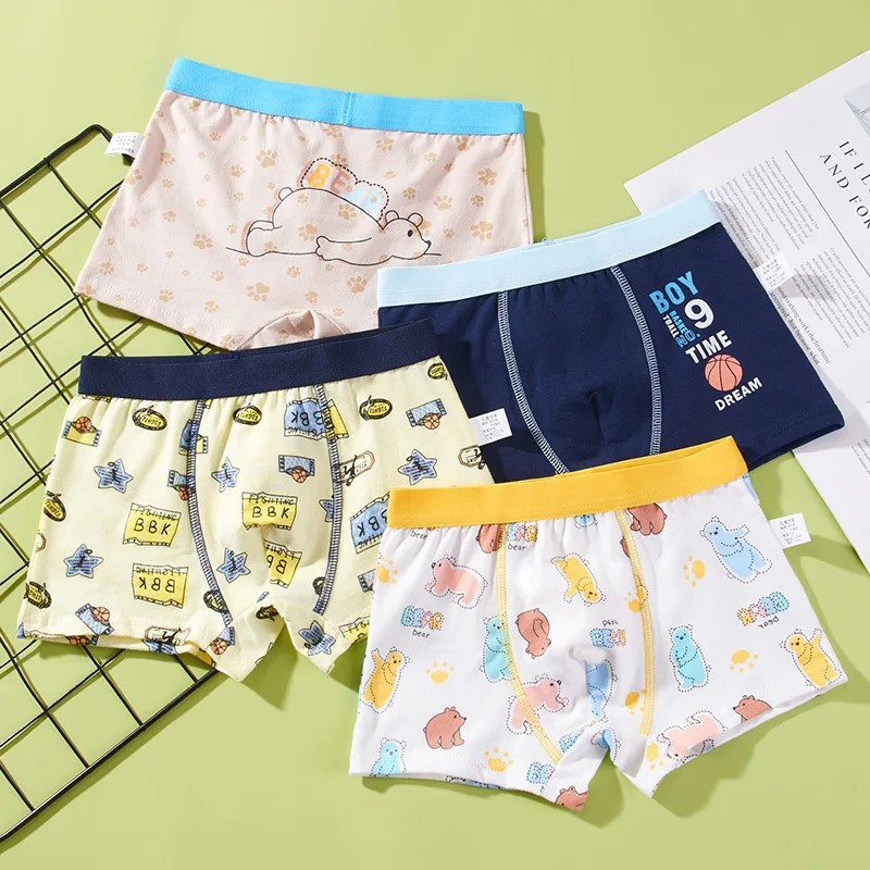 Celana dalam katun anak laki-l - Boyshort Underwear ulasan dan harga