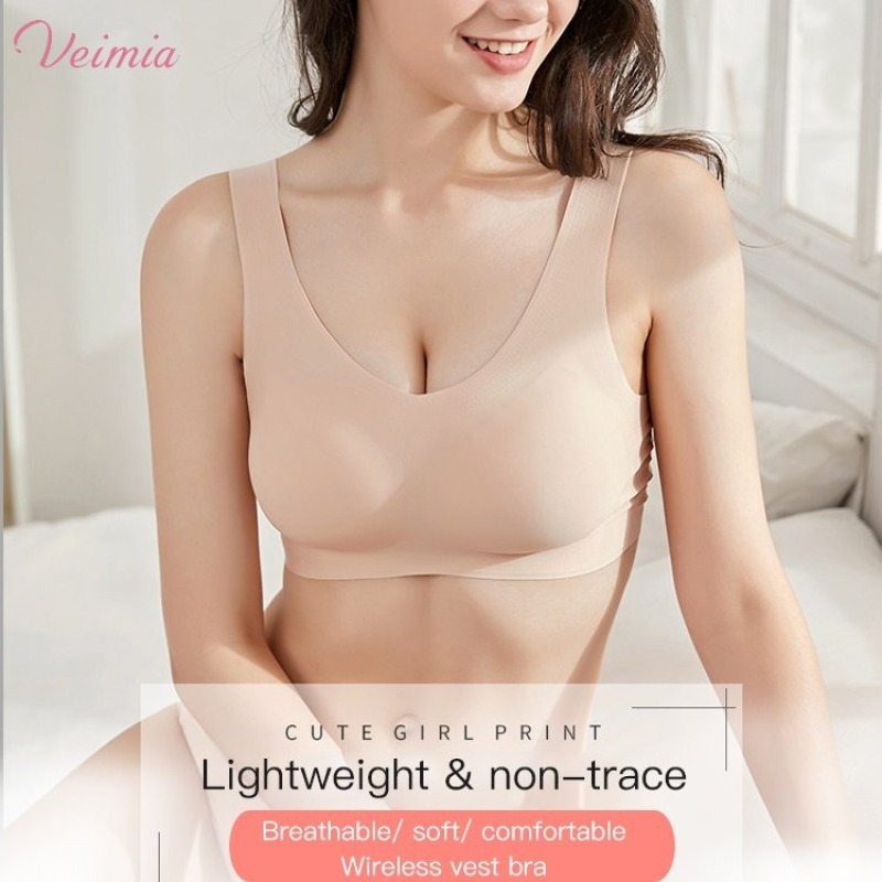 Bra Tank Top Wanita Tanpa Kawa - Bralette Wireless Soft ulasan dan harga