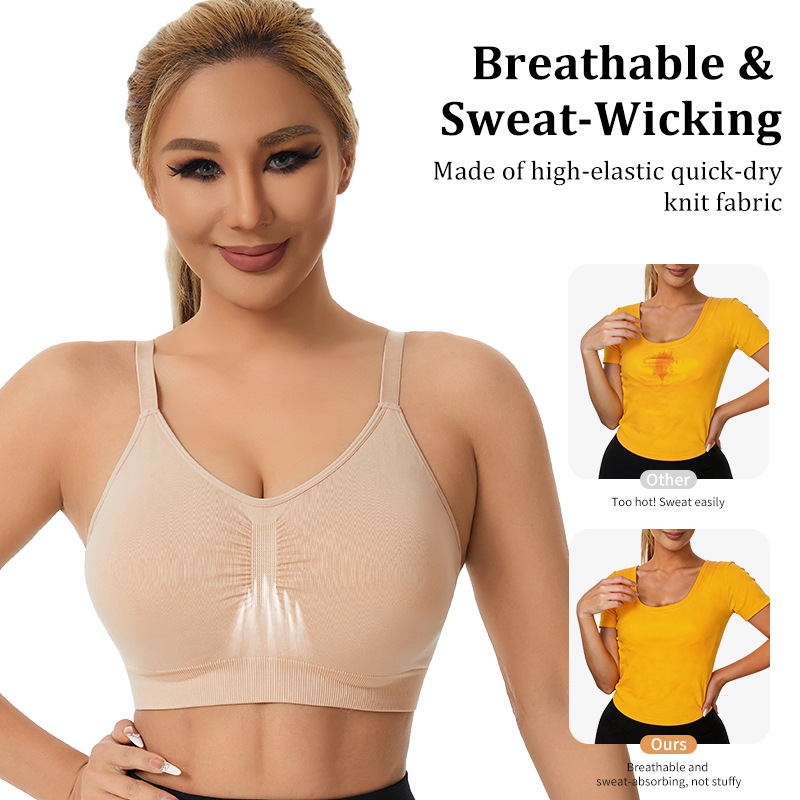 Bra Olahraga Wanita Tanpa Kawa - Bralette Wireless Soft ulasan dan harga