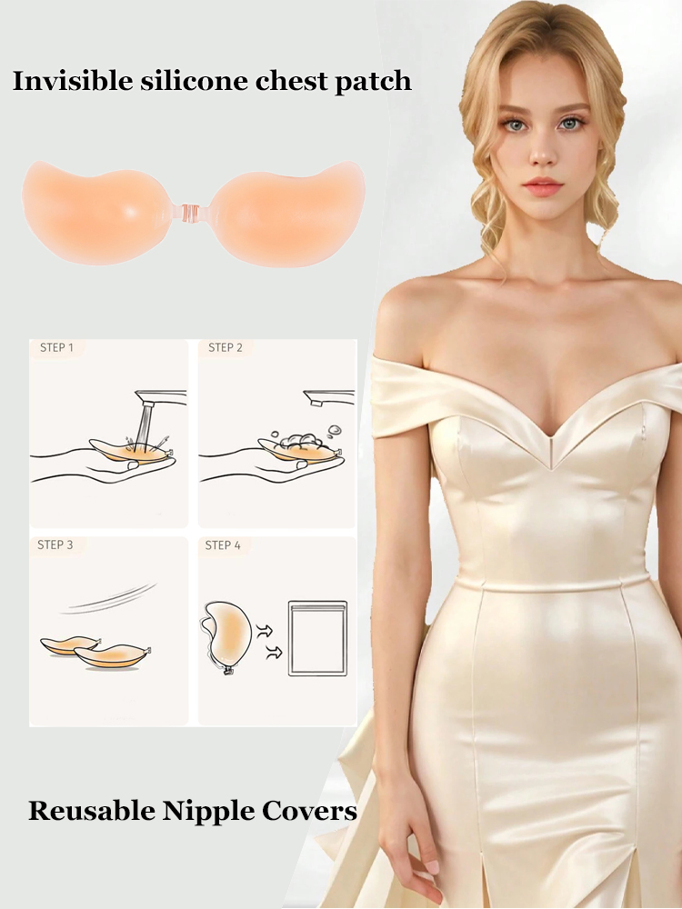 Bra silikon dapat dipakai ulan - Nipple Cover Pasties ulasan dan harga